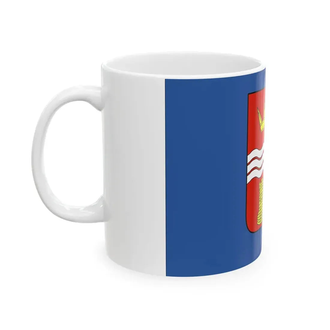 Flag of Tsalenjikha Municipality (Georgia) White Coffee Mug - Go Mug Yourself