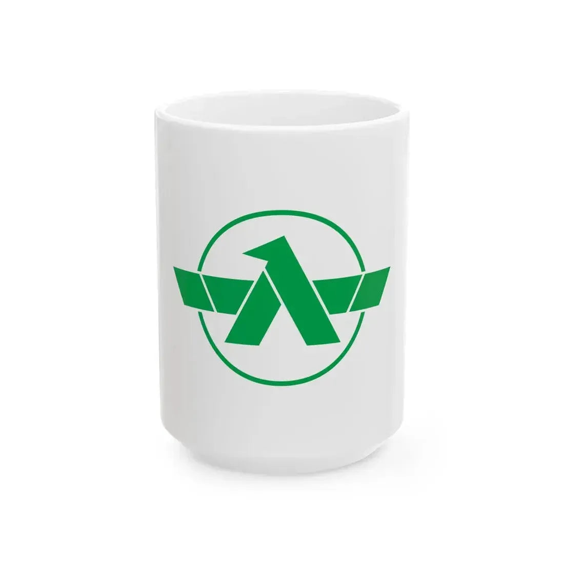 Flag of Tsubata Ishikawa (Japan) White Coffee Mug 15oz - Go Mug Yourself