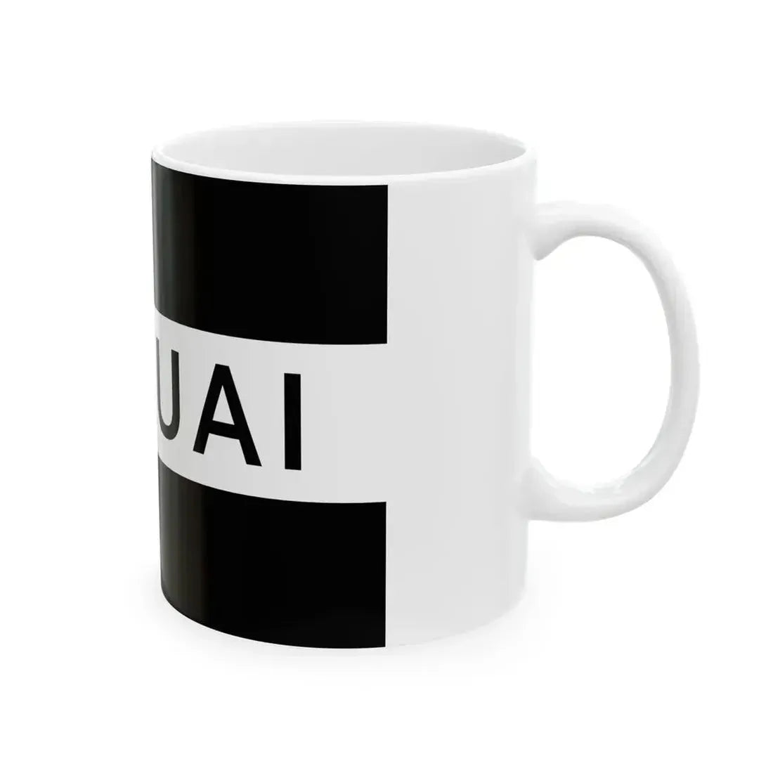 Flag of Tubuai (France) White Coffee Mug - Go Mug Yourself