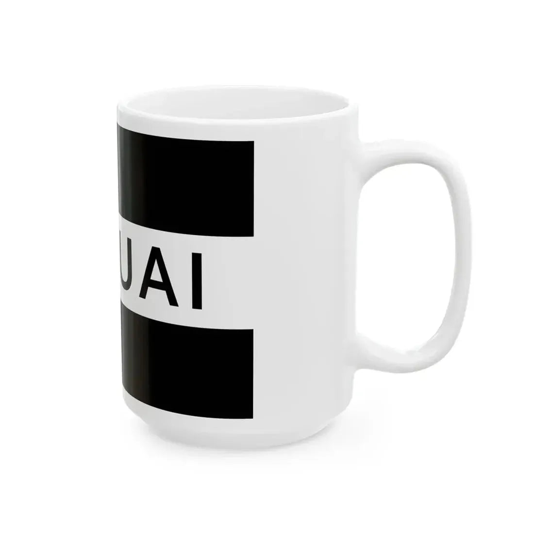 Flag of Tubuai (France) White Coffee Mug - Go Mug Yourself