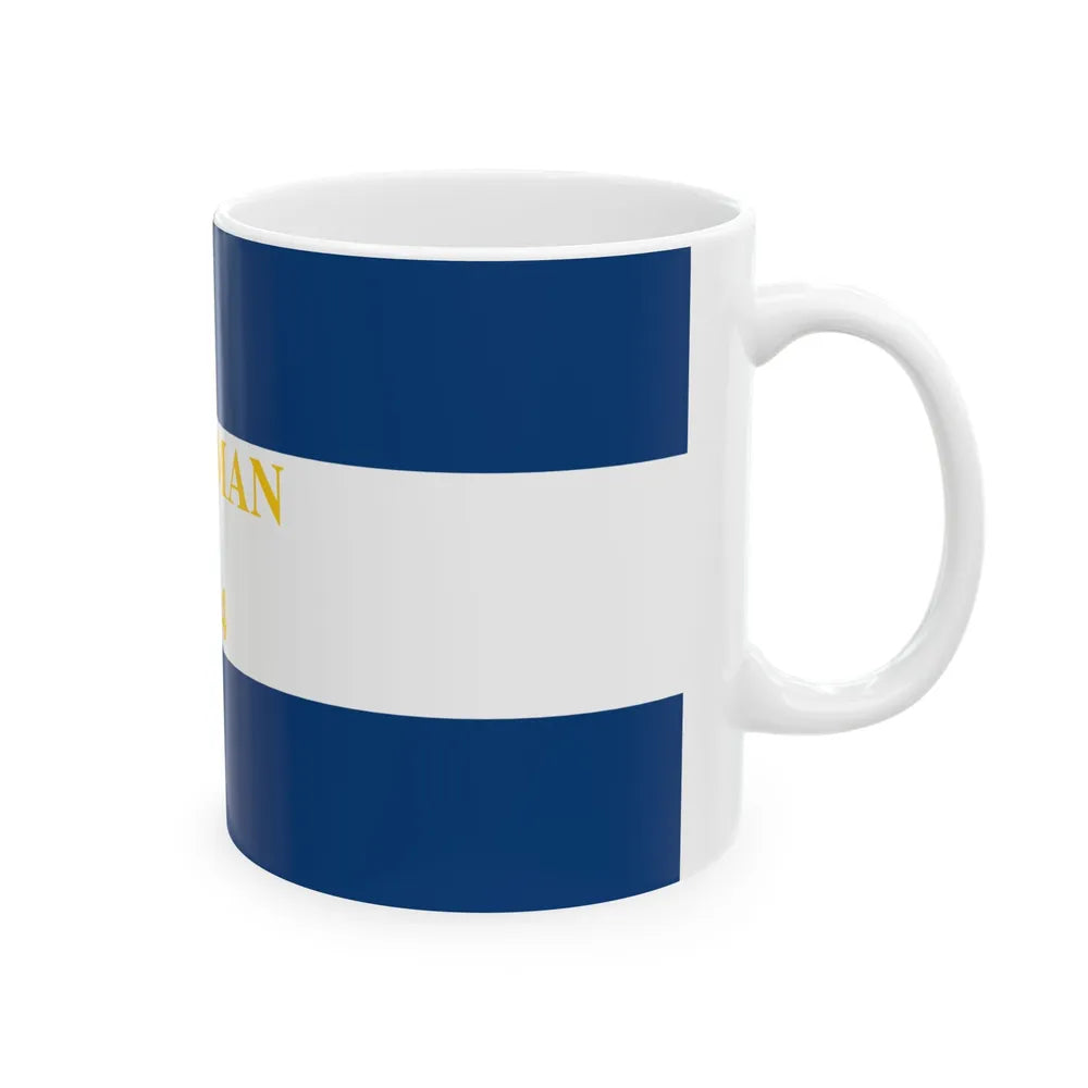 Flag of Tucuman 1814 (Argentina) White Coffee Mug - Go Mug Yourself