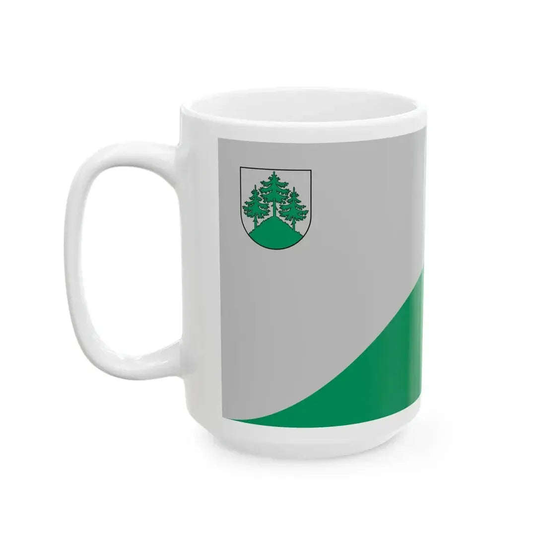 Flag of Tukums (Latvia) White Coffee Mug - Go Mug Yourself