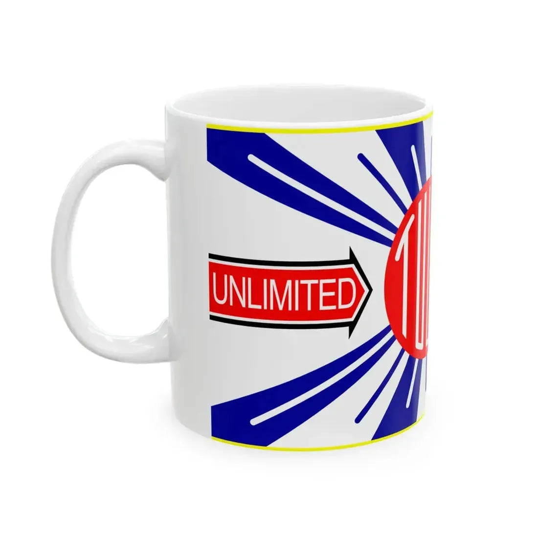 Flag of Tulsa 1924-1941 (United States) White Coffee Mug - Go Mug Yourself