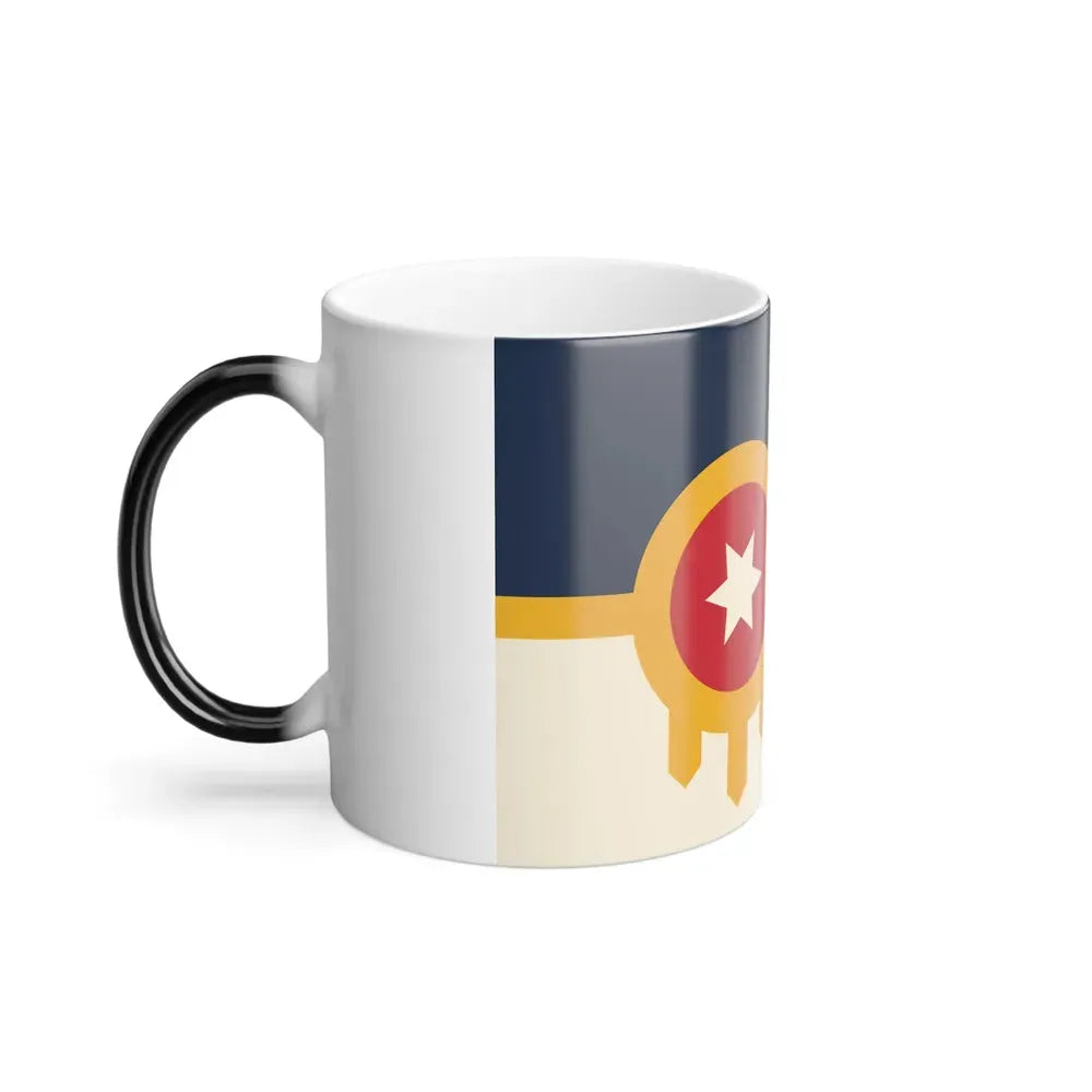 Flag of Tulsa, Oklahoma - Color Changing Coffee Mug - Go Mug Yourself