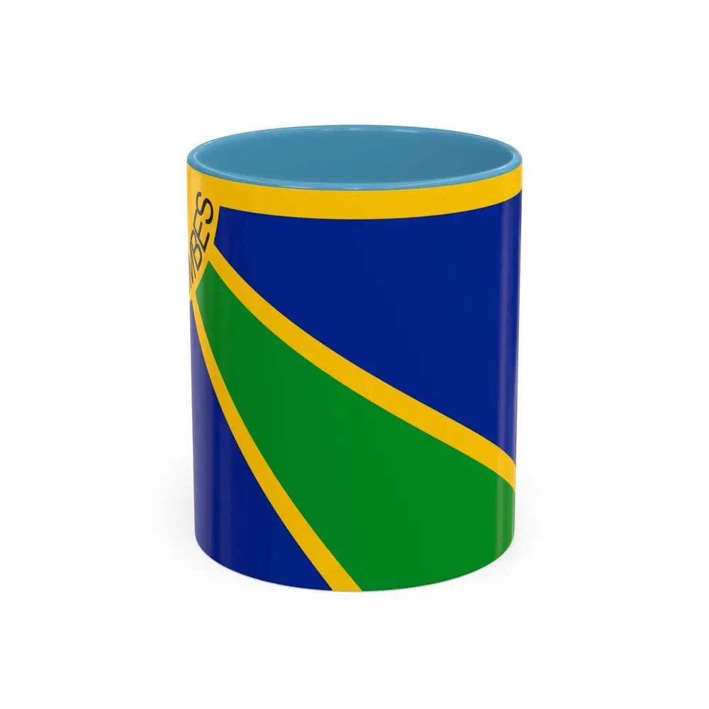 Flag of Tumbes capital of the Tumbes Region Peru - Accent Coffee Mug 11oz Light Blue - Go Mug Yourself