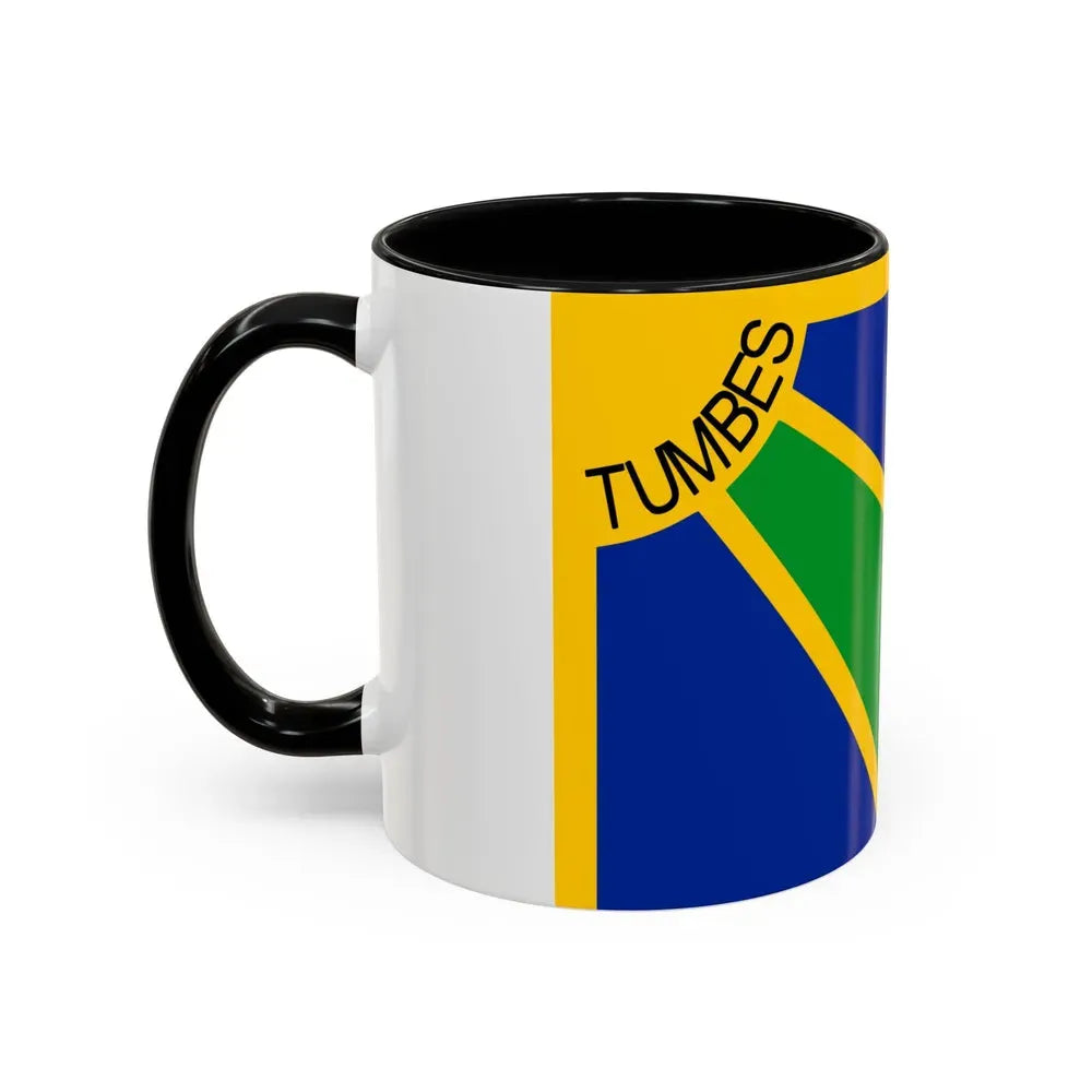 Flag of Tumbes capital of the Tumbes Region Peru - Accent Coffee Mug - Go Mug Yourself