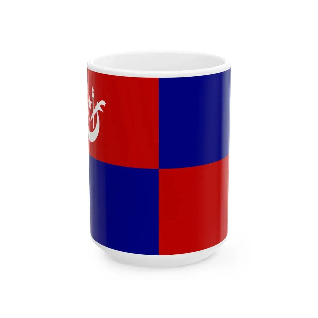 Flag of Tumpat Kelantan (Malaysia) White Coffee Mug 15oz - Go Mug Yourself