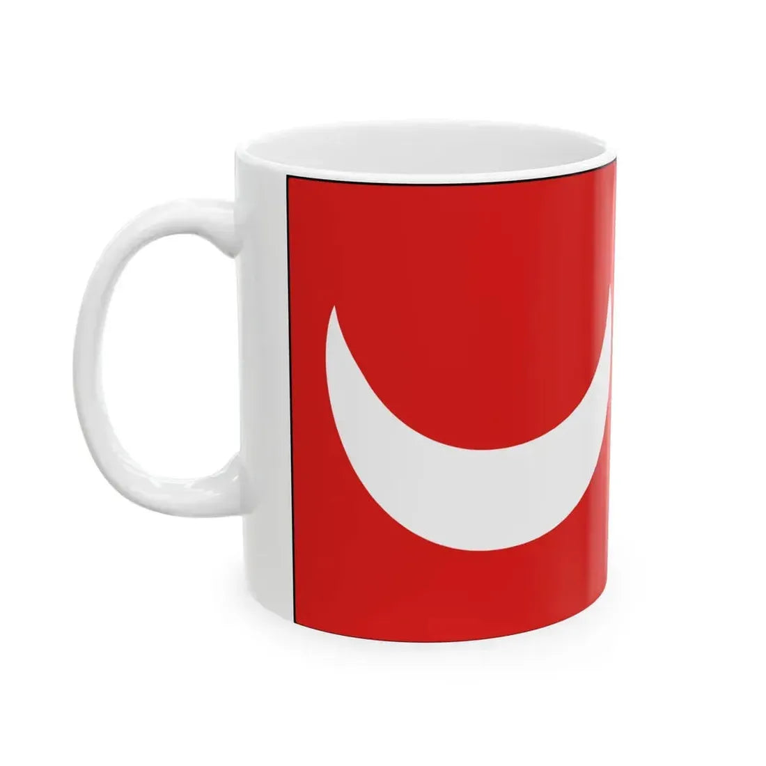 Flag of Tunis during 14th century - White Coffee Mug - Go Mug Yourself