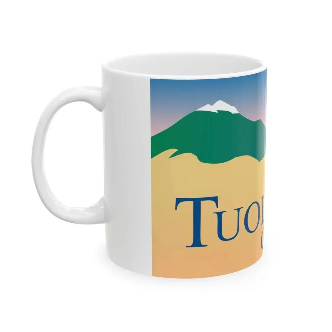 Flag of Tuolumne County California (United States) White Coffee Mug - Go Mug Yourself