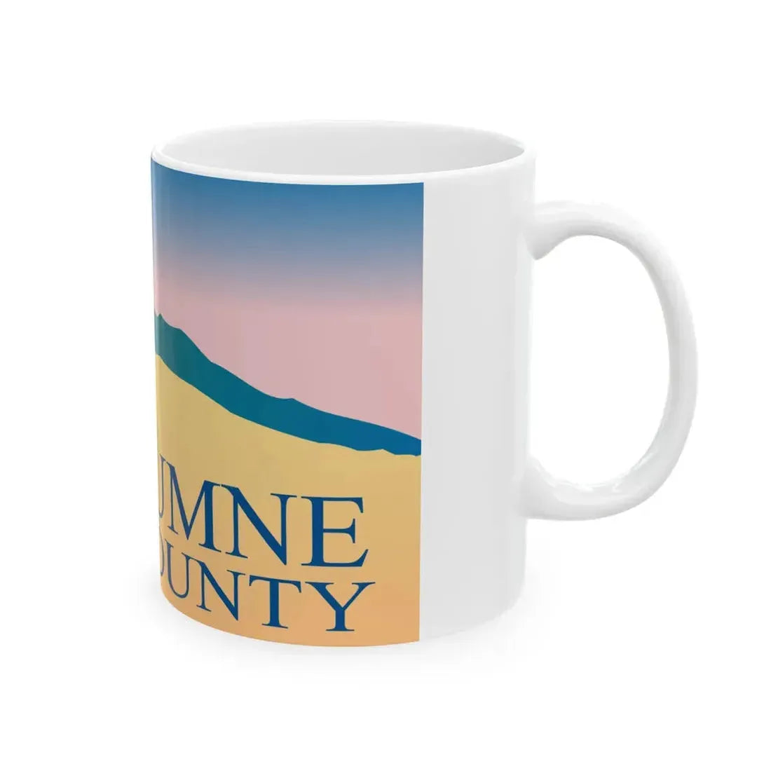 Flag of Tuolumne County California (United States) White Coffee Mug - Go Mug Yourself