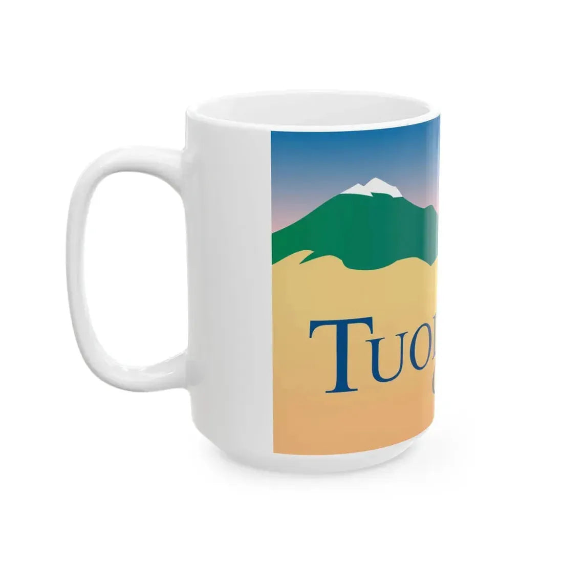 Flag of Tuolumne County California (United States) White Coffee Mug - Go Mug Yourself