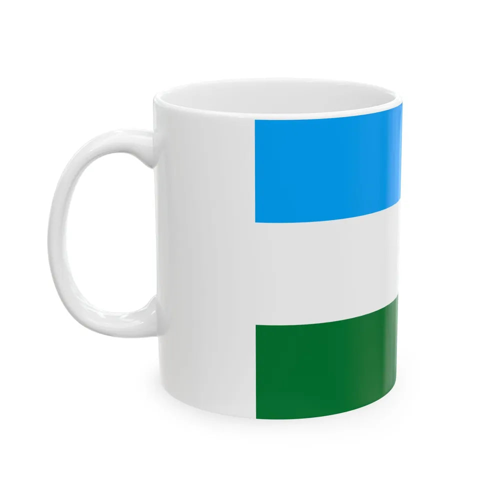 Flag of Turco Bolivia (Bolivia) White Coffee Mug - Go Mug Yourself