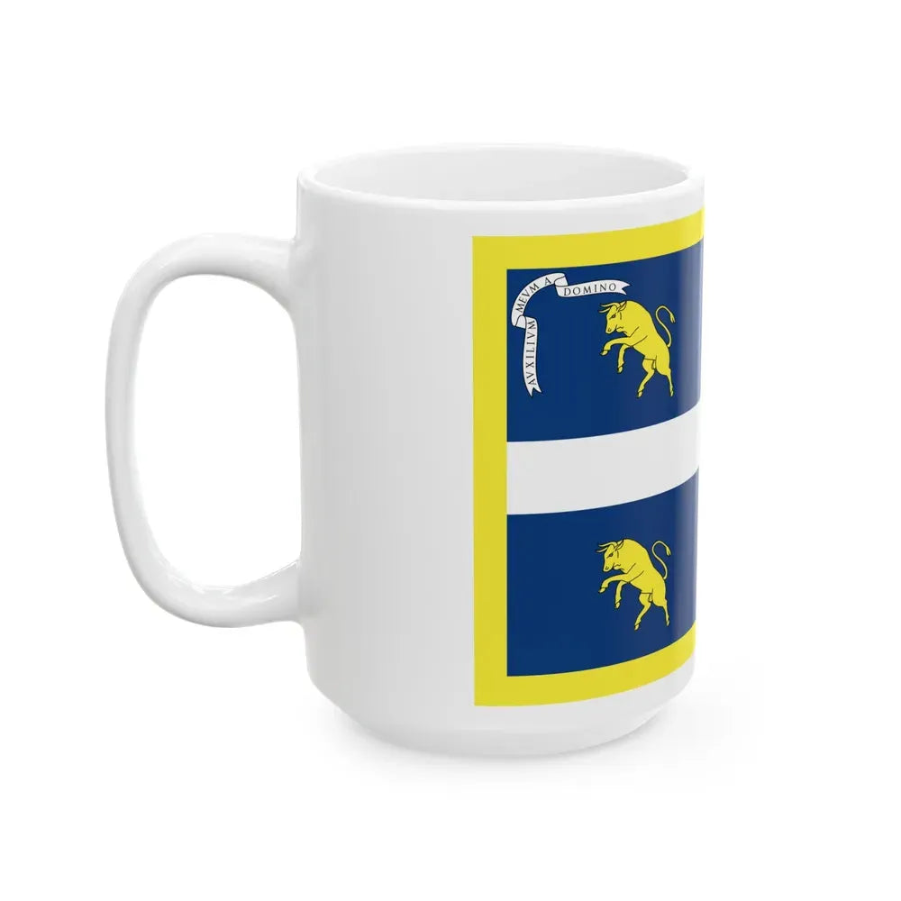 Flag of Turin Italy - White Coffee Mug - Go Mug Yourself
