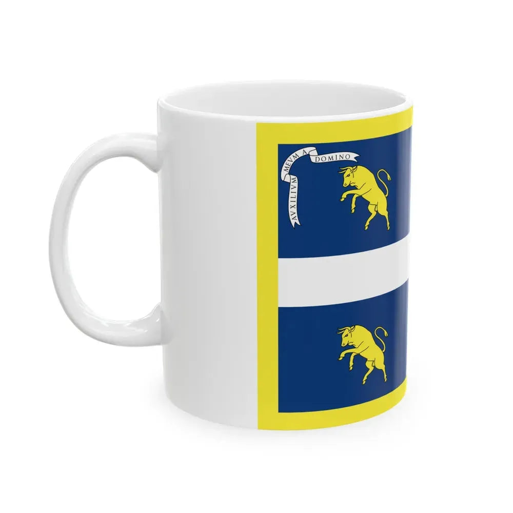 Flag of Turin Italy - White Coffee Mug - Go Mug Yourself
