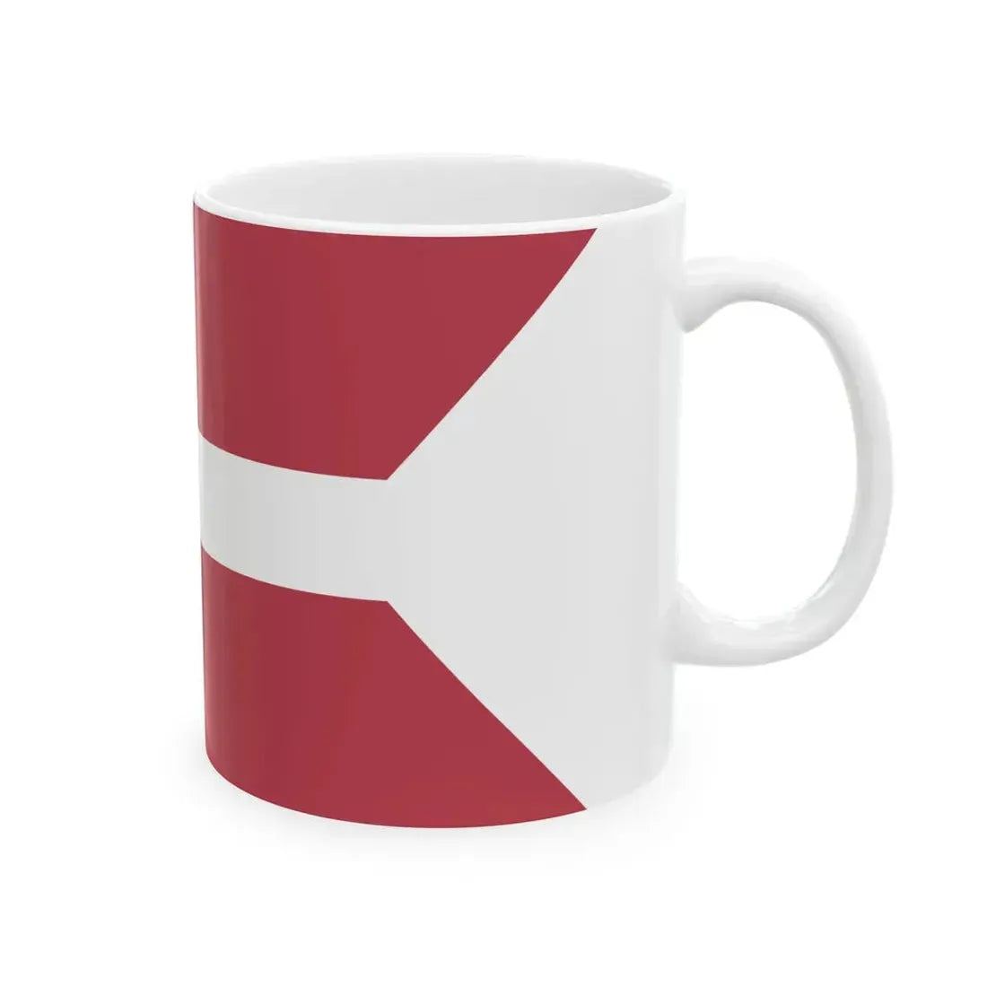 Flag of Tuscania (Italy) White Coffee Mug - Go Mug Yourself