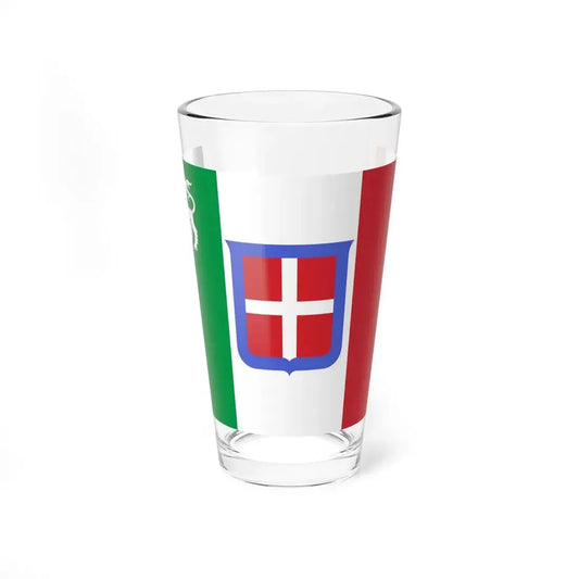 Flag of Tuscany 1859 (Italy) Pint Glass 16oz 16oz - Go Mug Yourself