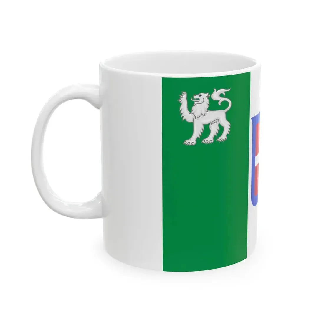 Flag of Tuscany 1859 (Italy) White Coffee Mug - Go Mug Yourself