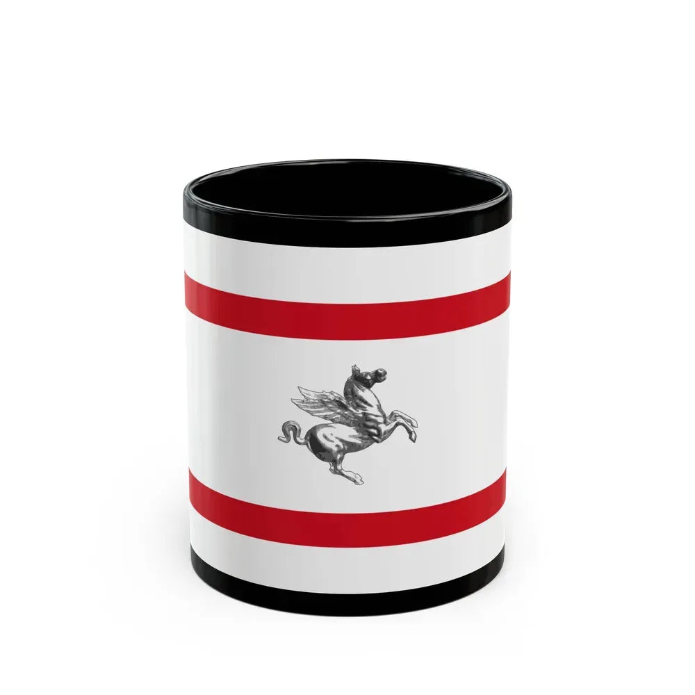 Flag of Tuscany Italy - Black Coffee Mug 11oz - Go Mug Yourself