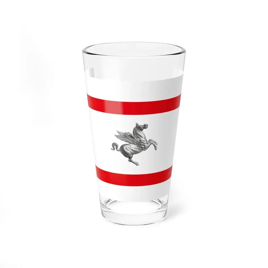 Flag of Tuscany (Italy) Pint Glass 16oz 16oz - Go Mug Yourself