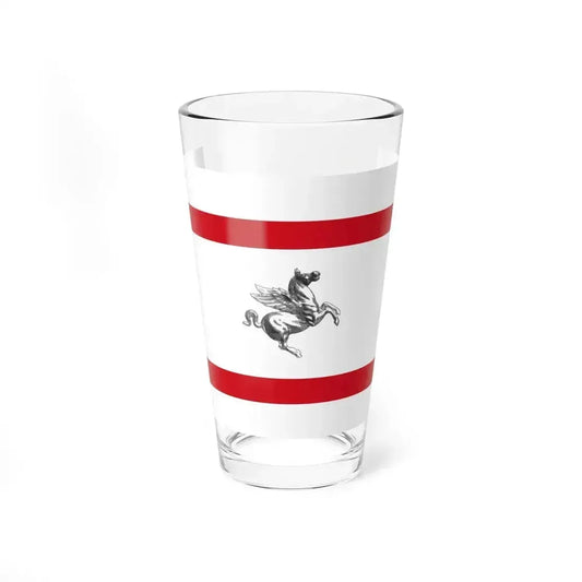Flag of Tuscany Italy - Pint Glass 16oz 16oz - Go Mug Yourself