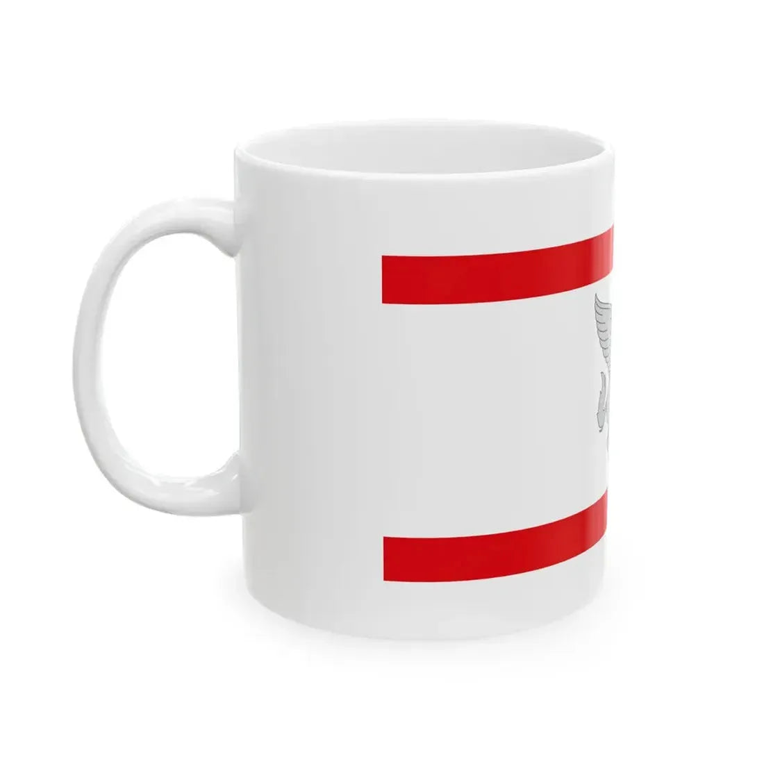 Flag of Tuscany until 1995 (Italy) White Coffee Mug - Go Mug Yourself