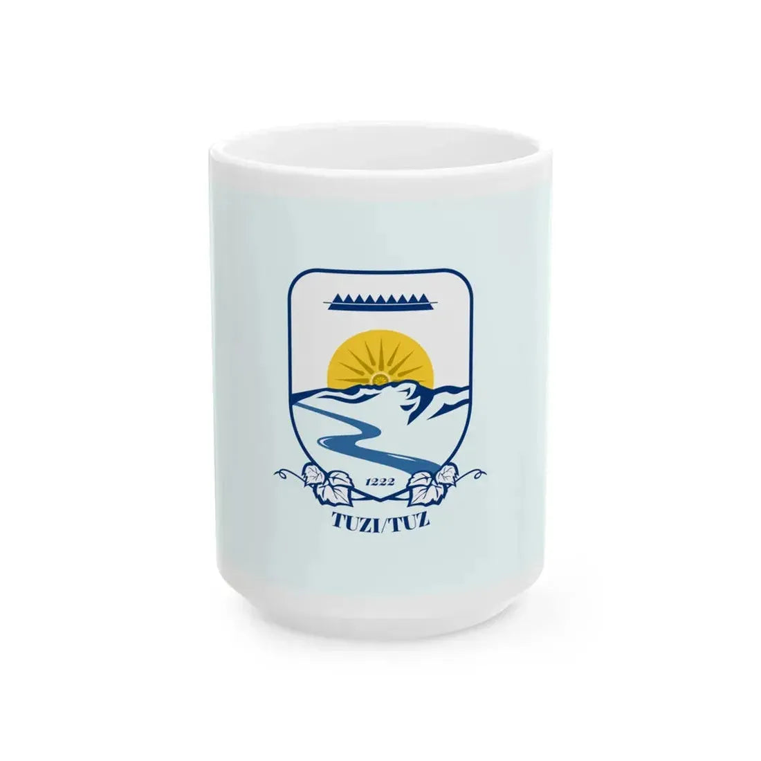 Flag of Tuzi (Montenegro) White Coffee Mug 15oz - Go Mug Yourself