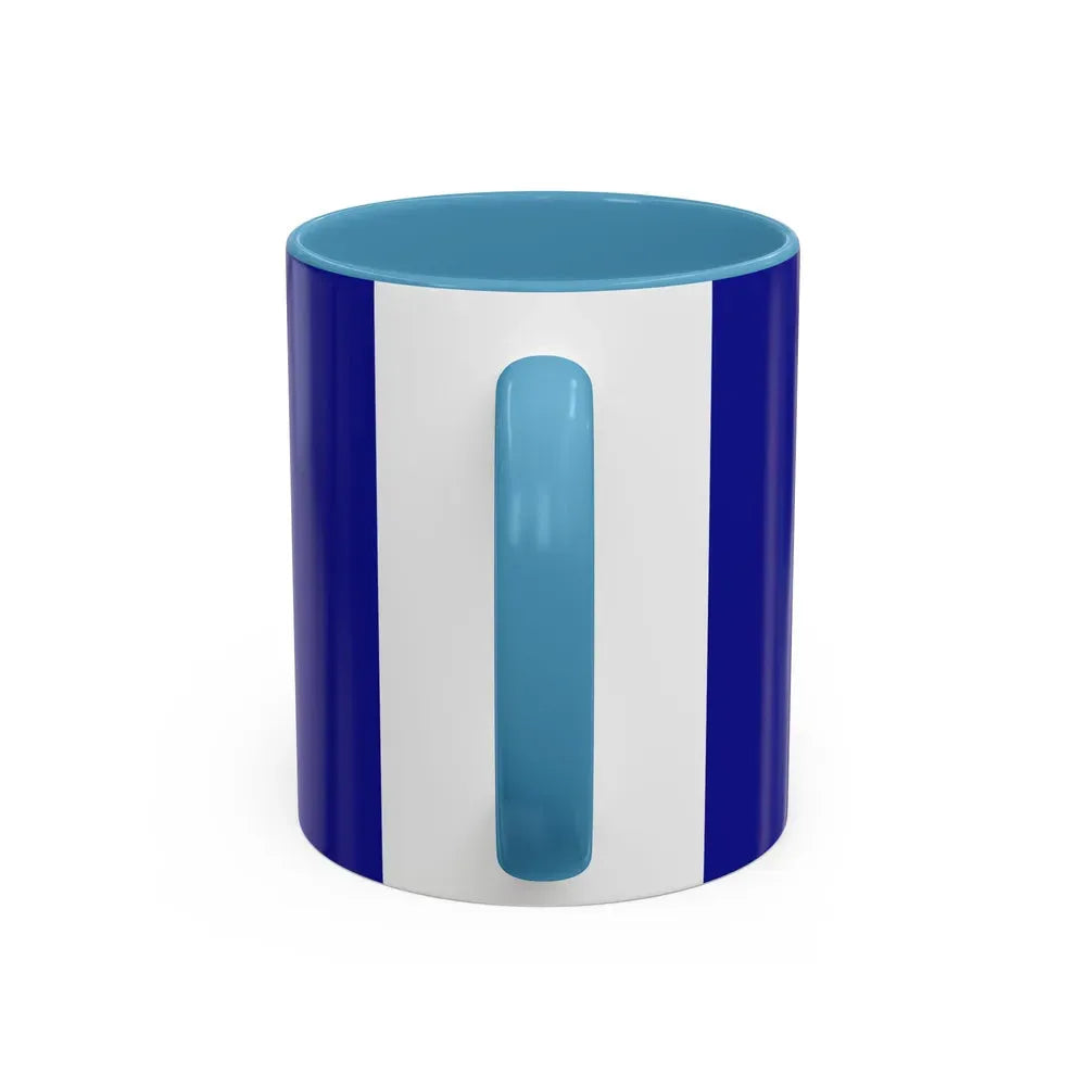 Flag of Tuzla Canton Bosnia and Herzegovina - Accent Coffee Mug - Go Mug Yourself