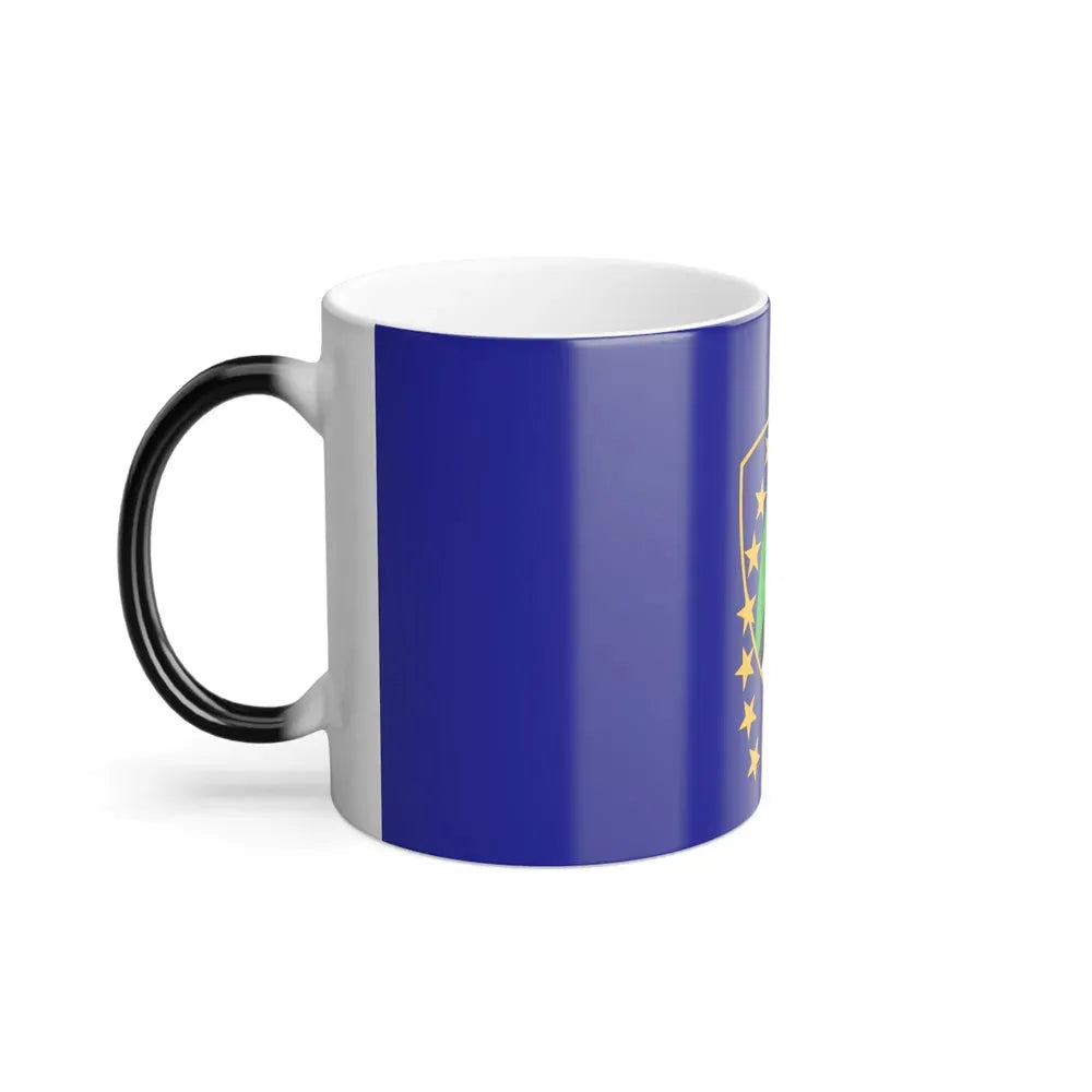 Flag of Tuzla Canton Bosnia and Herzegovina - Color Changing Coffee Mug - Go Mug Yourself
