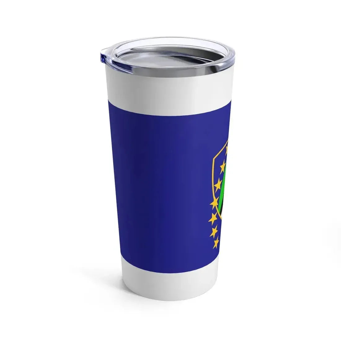 Flag of Tuzla Canton Bosnia and Herzegovina - Tumbler 20oz - Go Mug Yourself