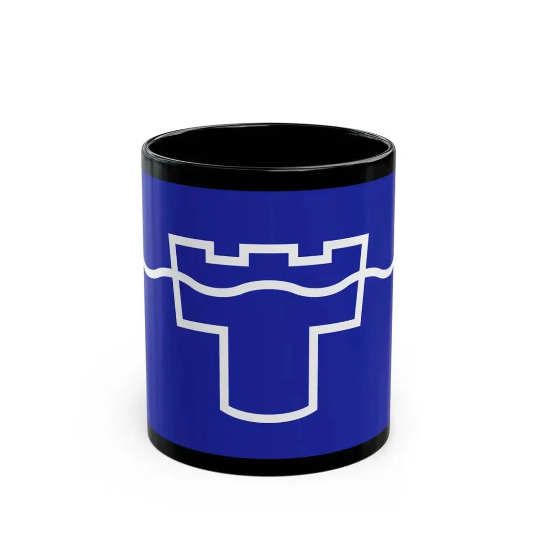 Flag of Tyne & Wear UK - Black Coffee Mug 11oz - Go Mug Yourself