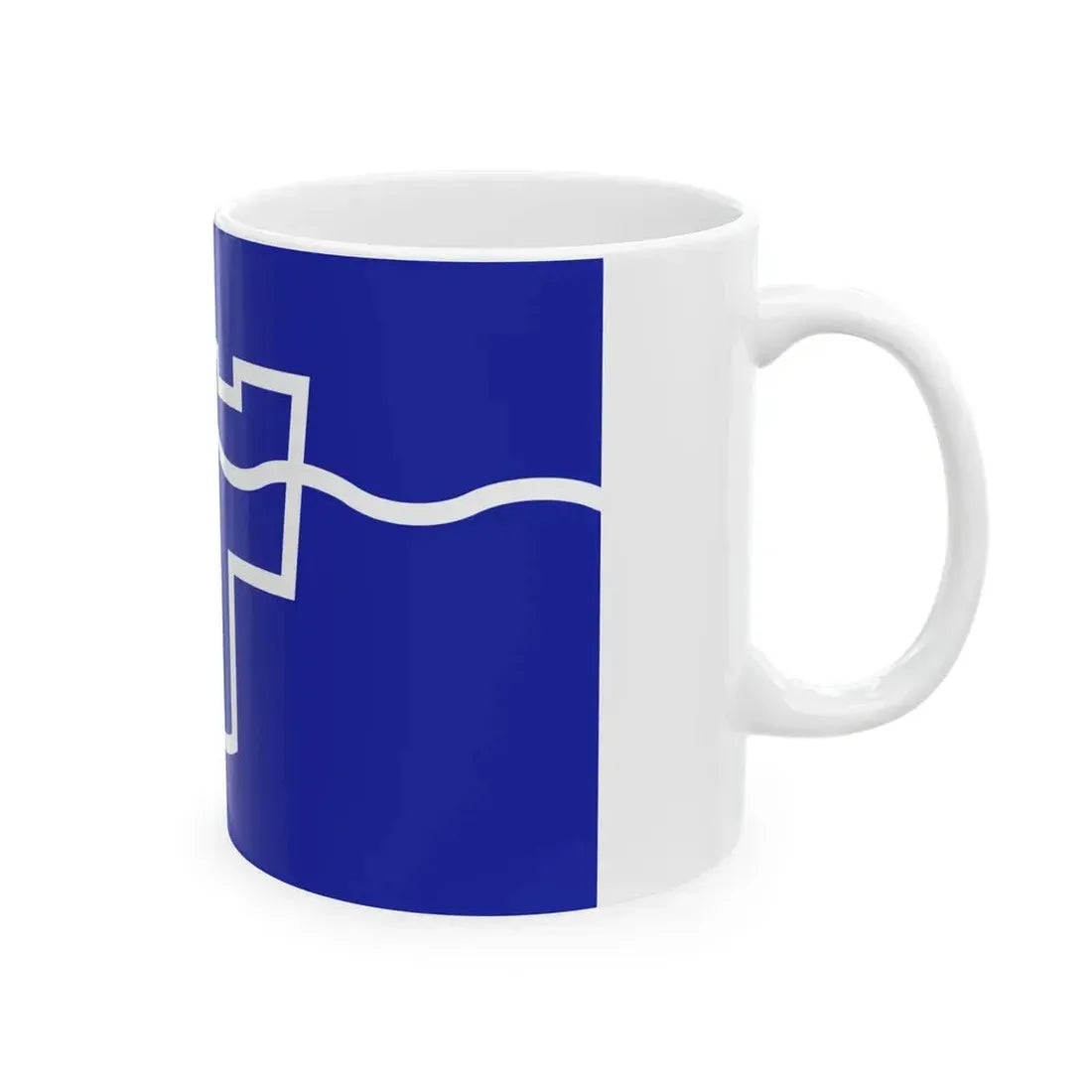 Flag of Tyne & Wear UK - White Coffee Mug - Go Mug Yourself