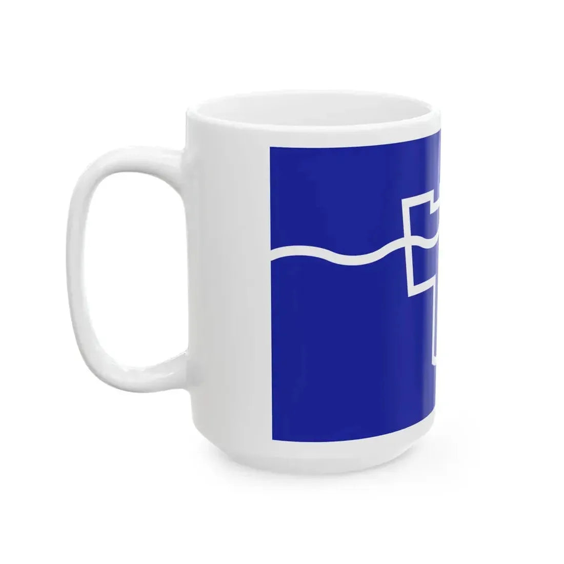 Flag of Tyne & Wear UK - White Coffee Mug - Go Mug Yourself