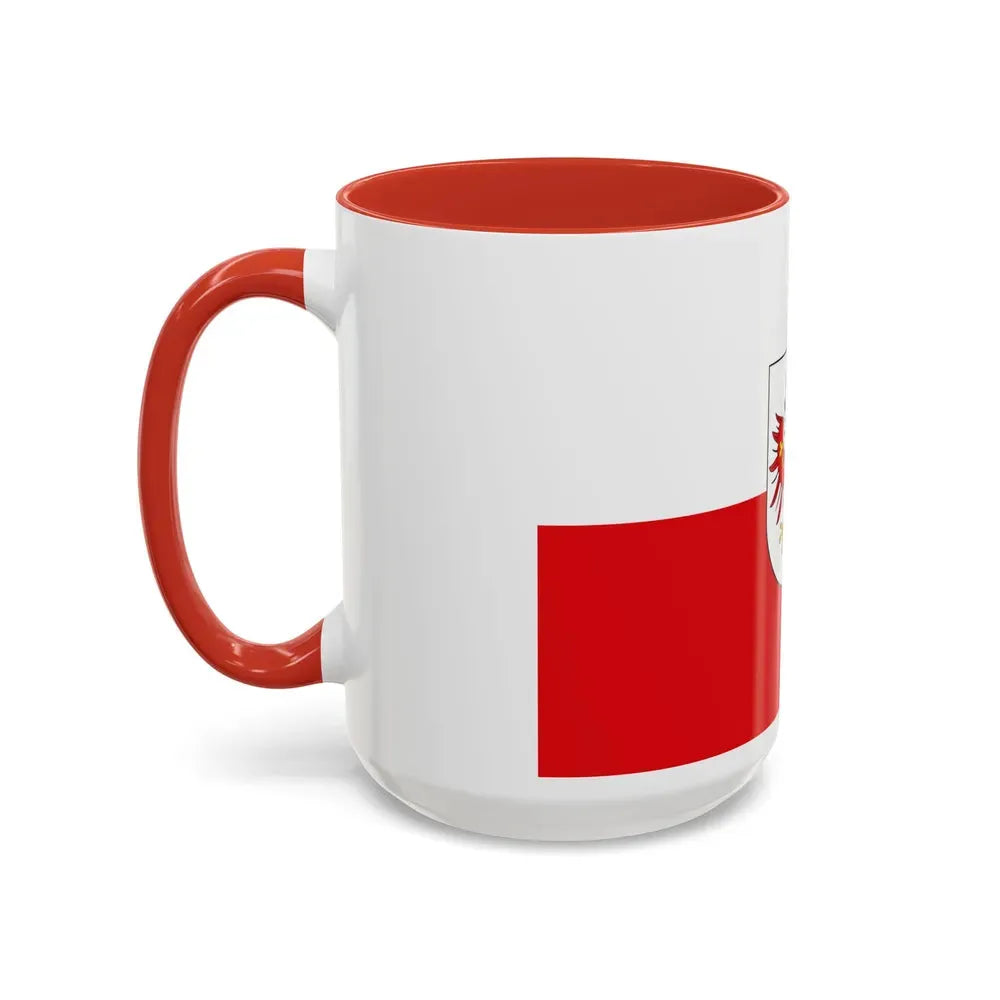 Flag of Tyrol Tirol Austria - Accent Coffee Mug - Go Mug Yourself