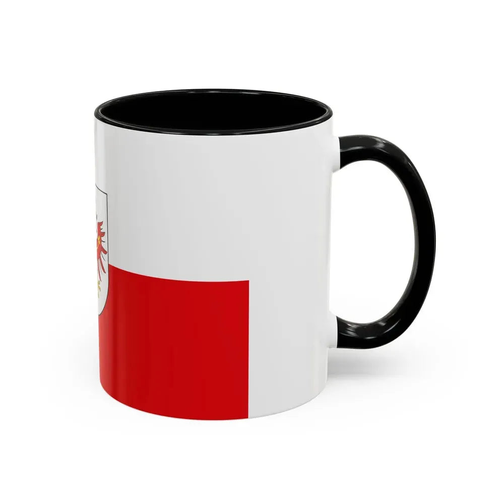 Flag of Tyrol Tirol Austria - Accent Coffee Mug - Go Mug Yourself