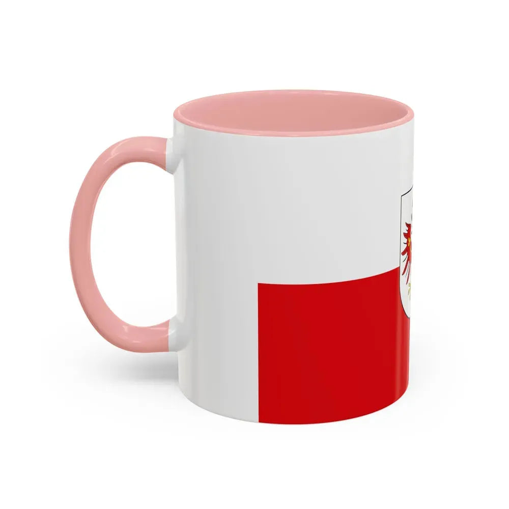 Flag of Tyrol Tirol Austria - Accent Coffee Mug - Go Mug Yourself