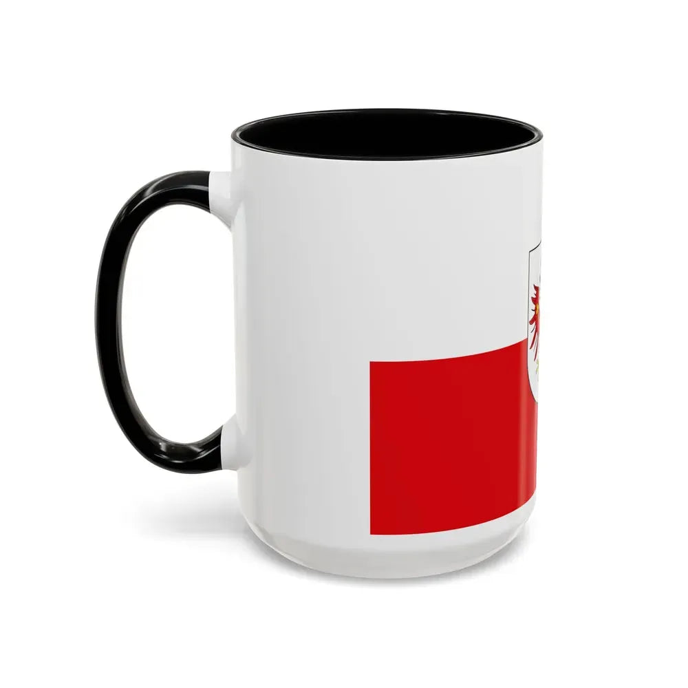 Flag of Tyrol Tirol Austria - Accent Coffee Mug - Go Mug Yourself
