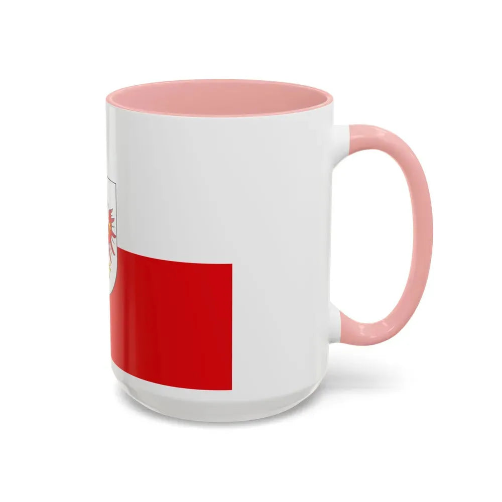 Flag of Tyrol Tirol Austria - Accent Coffee Mug - Go Mug Yourself