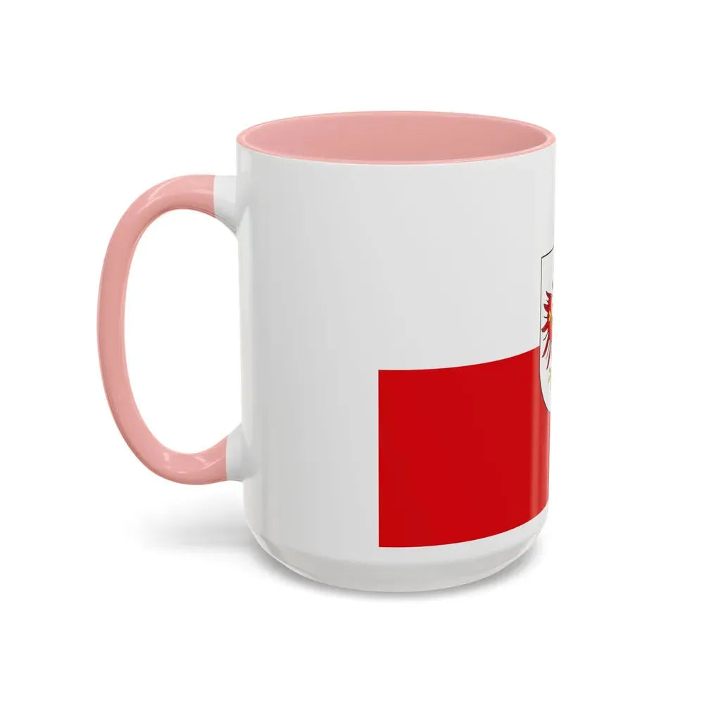Flag of Tyrol Tirol Austria - Accent Coffee Mug - Go Mug Yourself