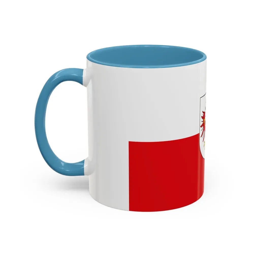 Flag of Tyrol Tirol Austria - Accent Coffee Mug - Go Mug Yourself