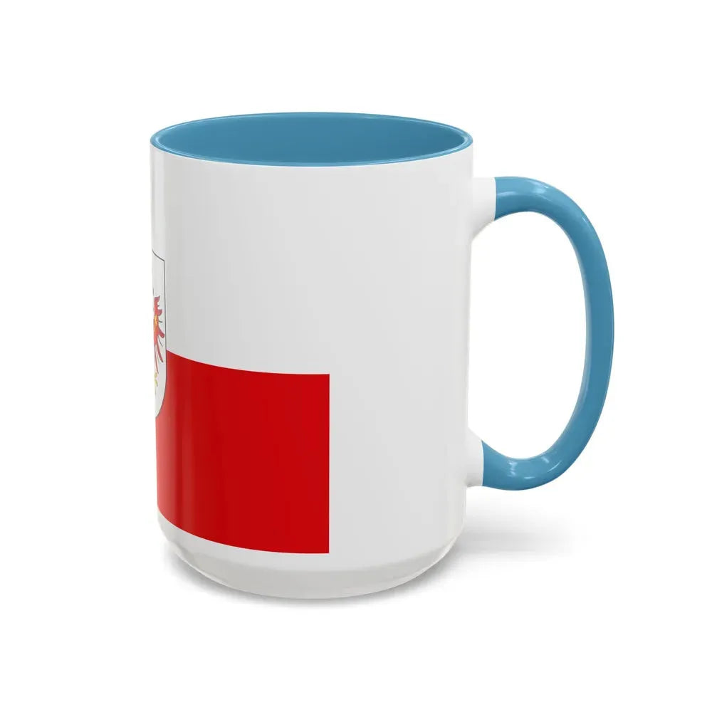 Flag of Tyrol Tirol Austria - Accent Coffee Mug - Go Mug Yourself