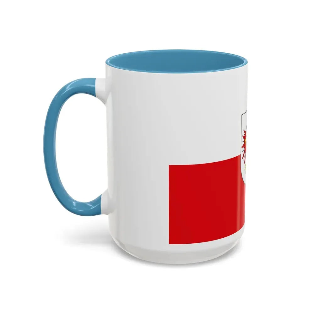 Flag of Tyrol Tirol Austria - Accent Coffee Mug - Go Mug Yourself