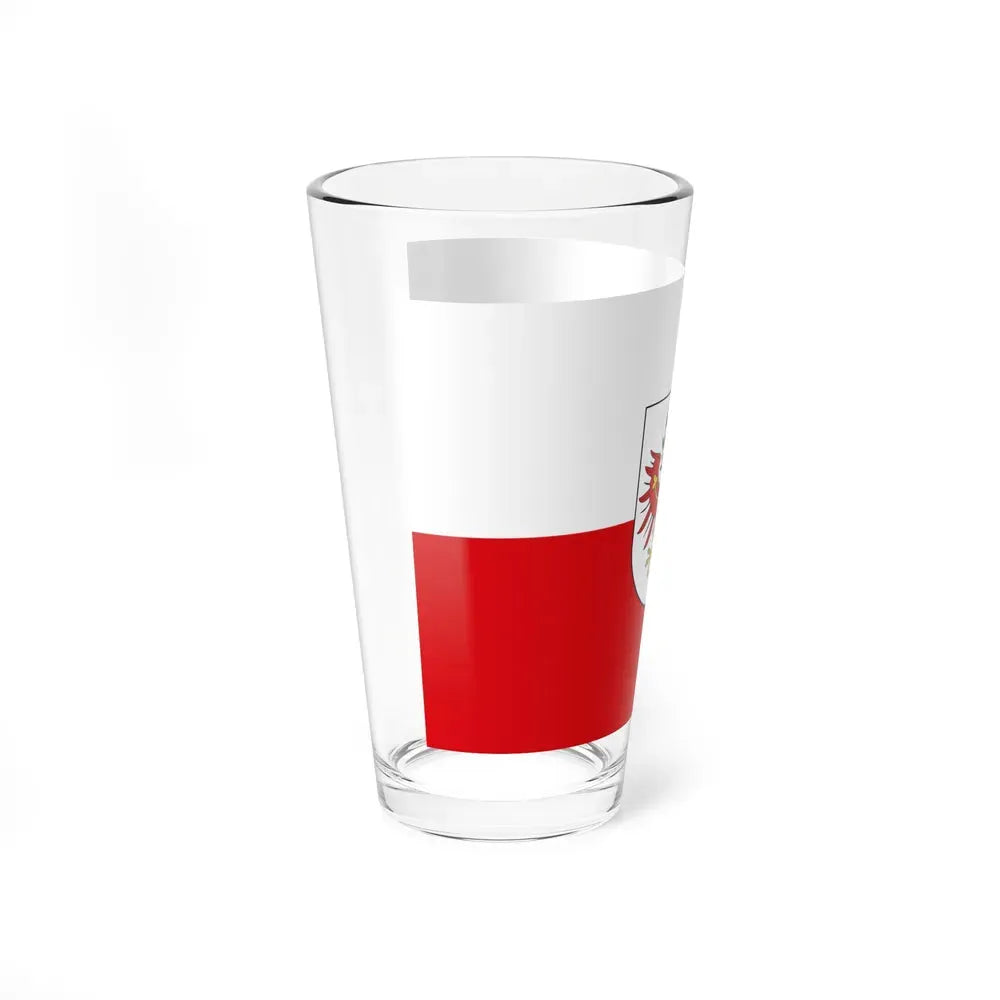 Flag of Tyrol Tirol Austria - Pint Glass 16oz - Go Mug Yourself