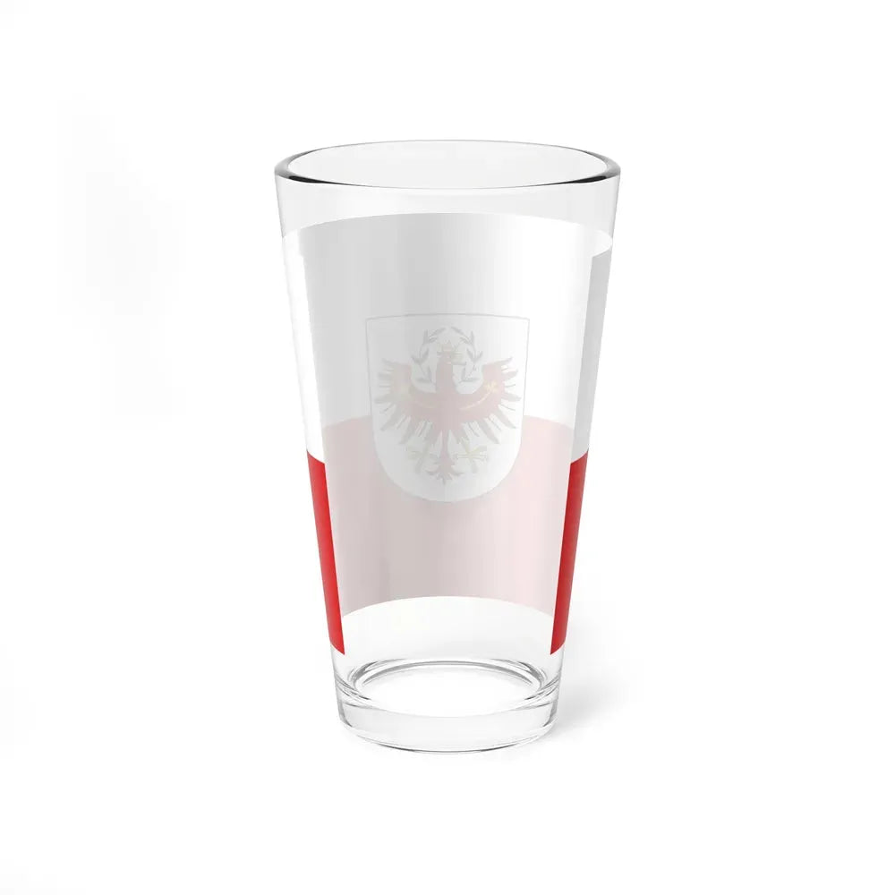 Flag of Tyrol Tirol Austria - Pint Glass 16oz - Go Mug Yourself