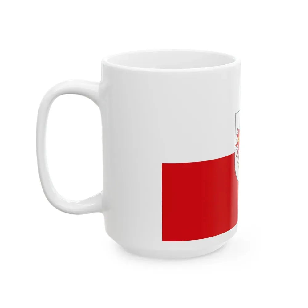 Flag of Tyrol Tirol Austria - White Coffee Mug - Go Mug Yourself