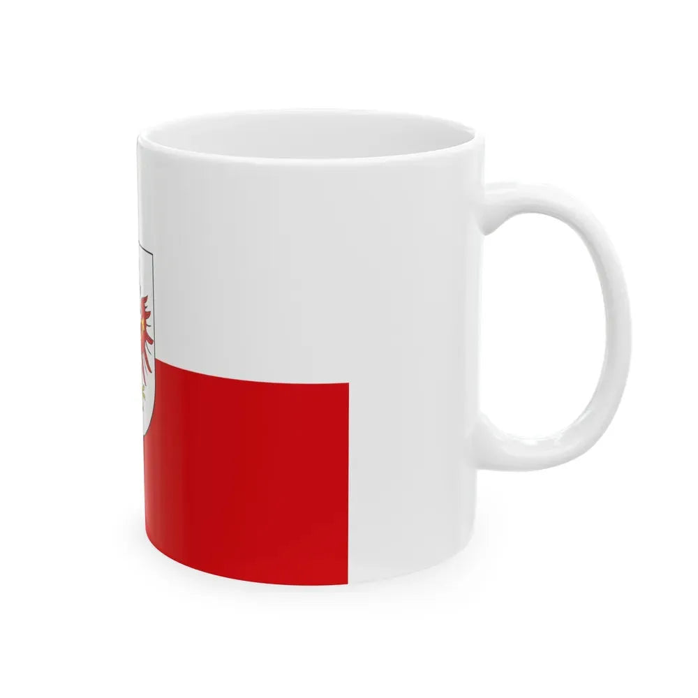 Flag of Tyrol Tirol Austria - White Coffee Mug - Go Mug Yourself