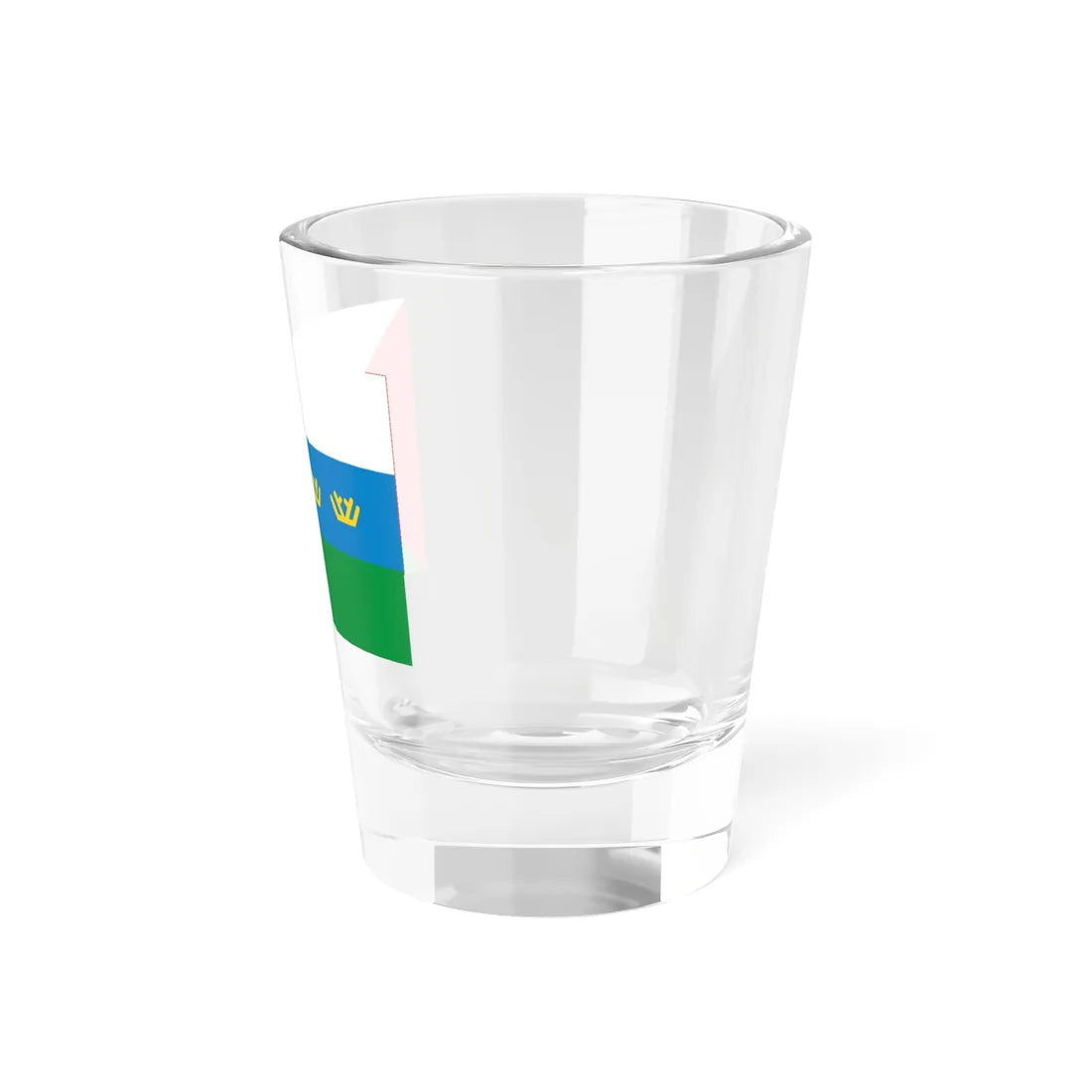 Flag of Tyumen Oblast large (Russia) Shot Glass 1.5oz - Go Mug Yourself