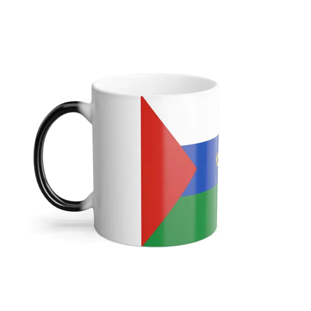 Flag of Tyumen Oblast Russia - Color Changing Coffee Mug - Go Mug Yourself