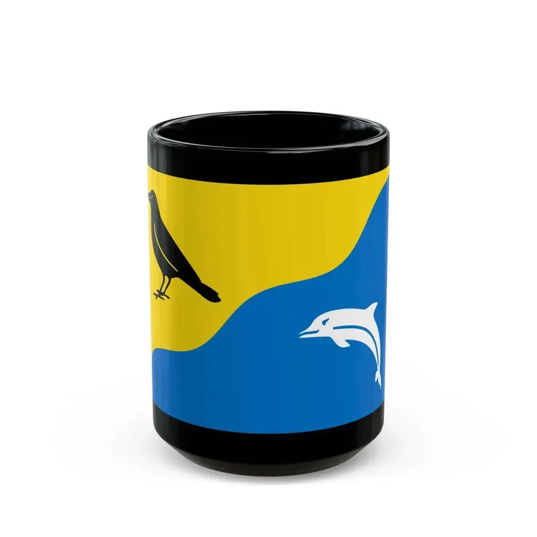 Flag of Tywyn Wales UK - Black Coffee Mug 15oz - Go Mug Yourself