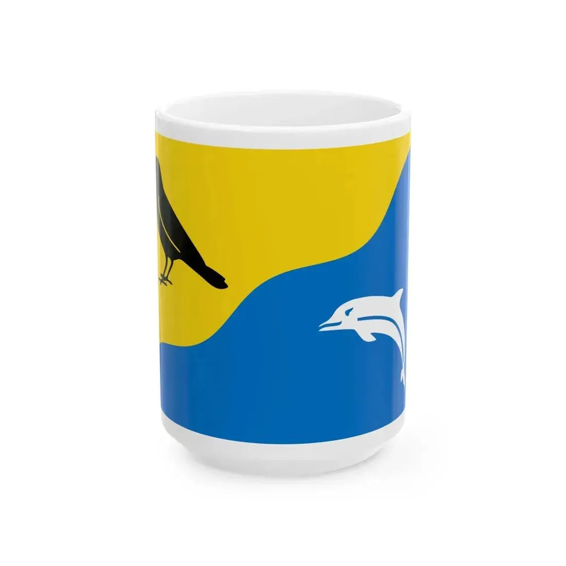 Flag of Tywyn Wales UK - White Coffee Mug 15oz - Go Mug Yourself