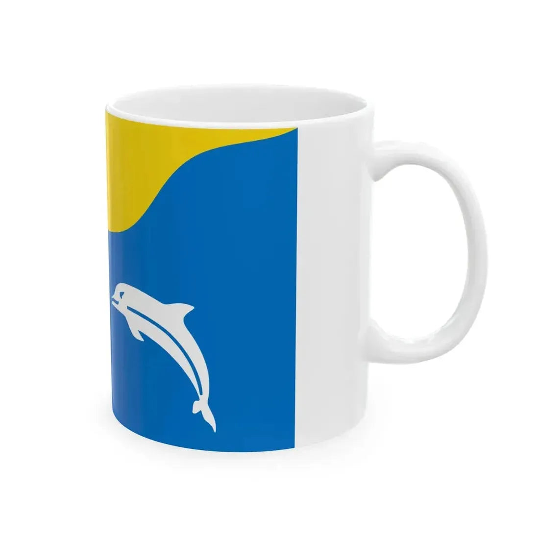 Flag of Tywyn Wales UK - White Coffee Mug - Go Mug Yourself